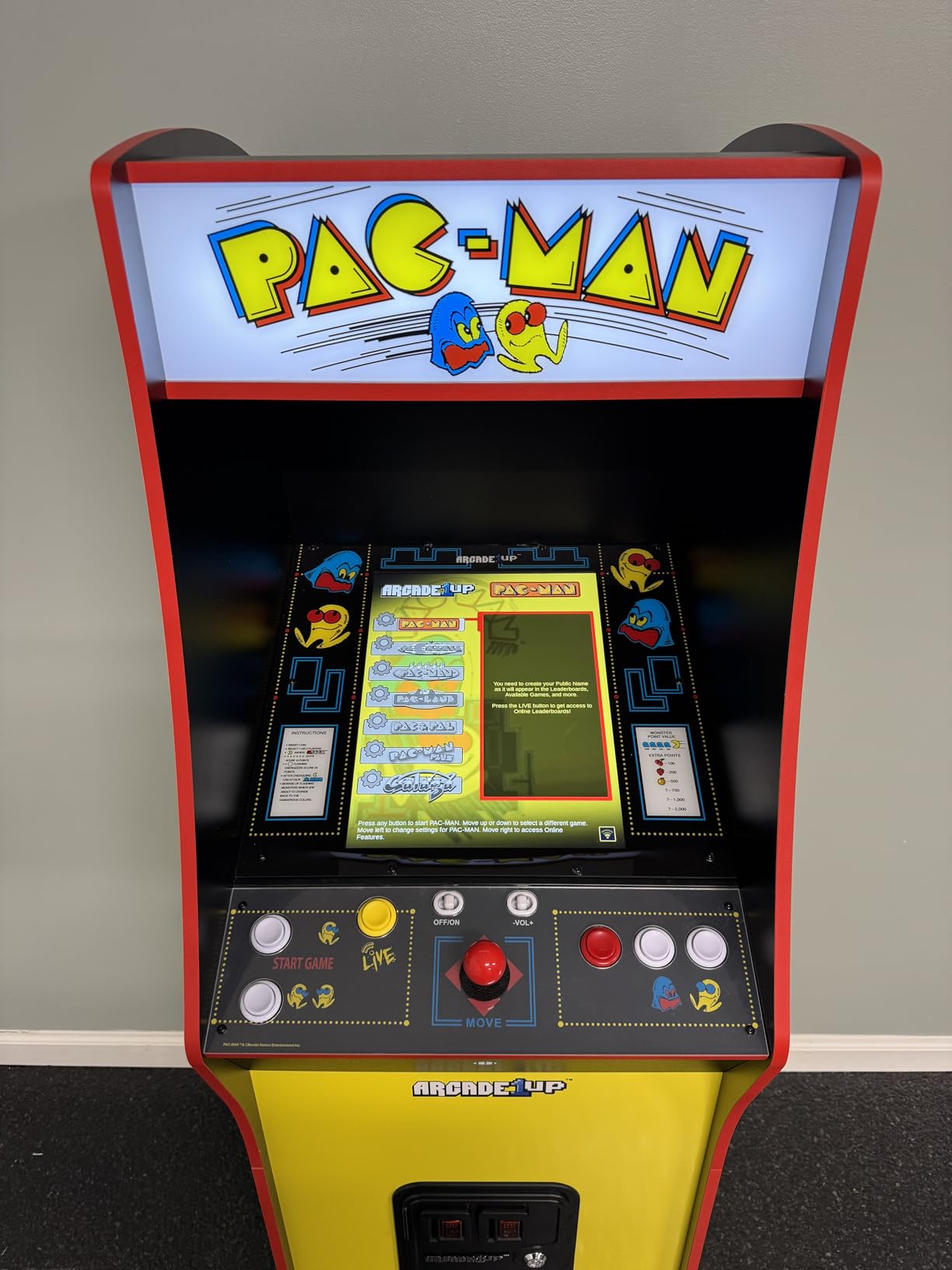 Arcade1Up Ms. Pac-Man Class of '81 Deluxe Arcade, 12 Retro Games | Gaming Cabinet with 17-Inch LCD Screen and Real Feel Joysticks and Buttons customer photo 2