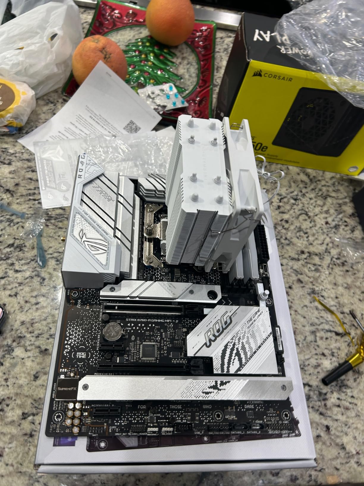 ROG Strix B760-A Gaming WiFi ATX Motherboard - Intel B760, DDR5, PCIe 5.0, WiFi 6E, Aura Sync RGB customer photo 1