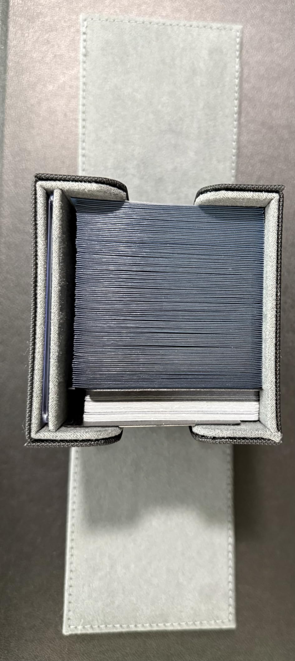 ZLCA MTG Deck Box Holds 120+ Single Sleeved Cards Commander Deck Box | Card Deck Box for Trading Cards Magnetic Card Storage Box Fits for Magic the Gathering TCG CCG (Black) customer photo 1