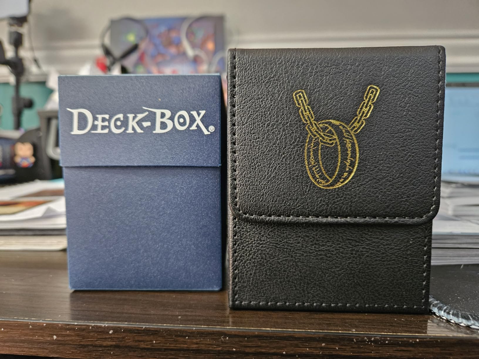 ZLCA MTG Deck Box Holds 120+ Single Sleeved Cards Commander Deck Box | Card Deck Box for Trading Cards Magnetic Card Storage Box Fits for Magic the Gathering TCG CCG (Black) customer photo 2