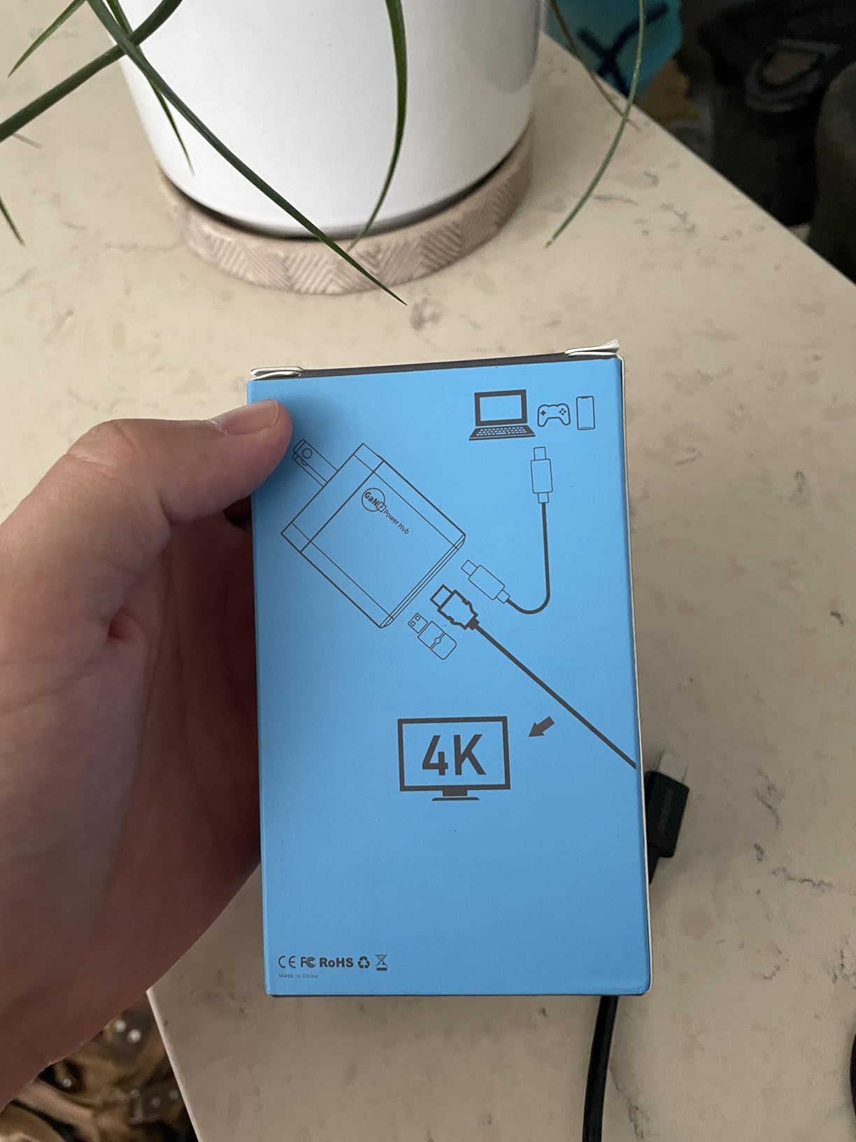 Switch Dock Charger for Nintendo Switch, Mirabox 36W Portable TV Docking Station with 4K@60Hz HDMI/USB2.0/PD USB-C Fast Charging Ports, Full-Featured USB-C Cable Included customer photo 2
