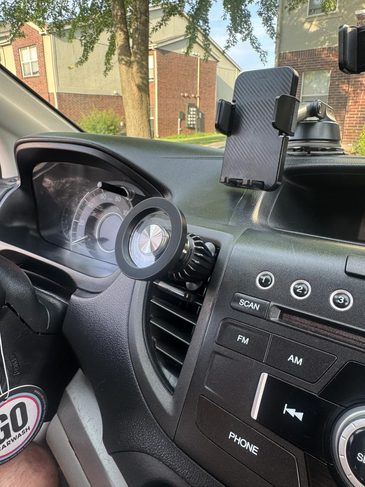 Magnetic Phone Holder for Car Dashboard, 360 Rotation MagSafe Car Mount for iPhone 15 14 13 12 Pro Max Plus customer photo 2