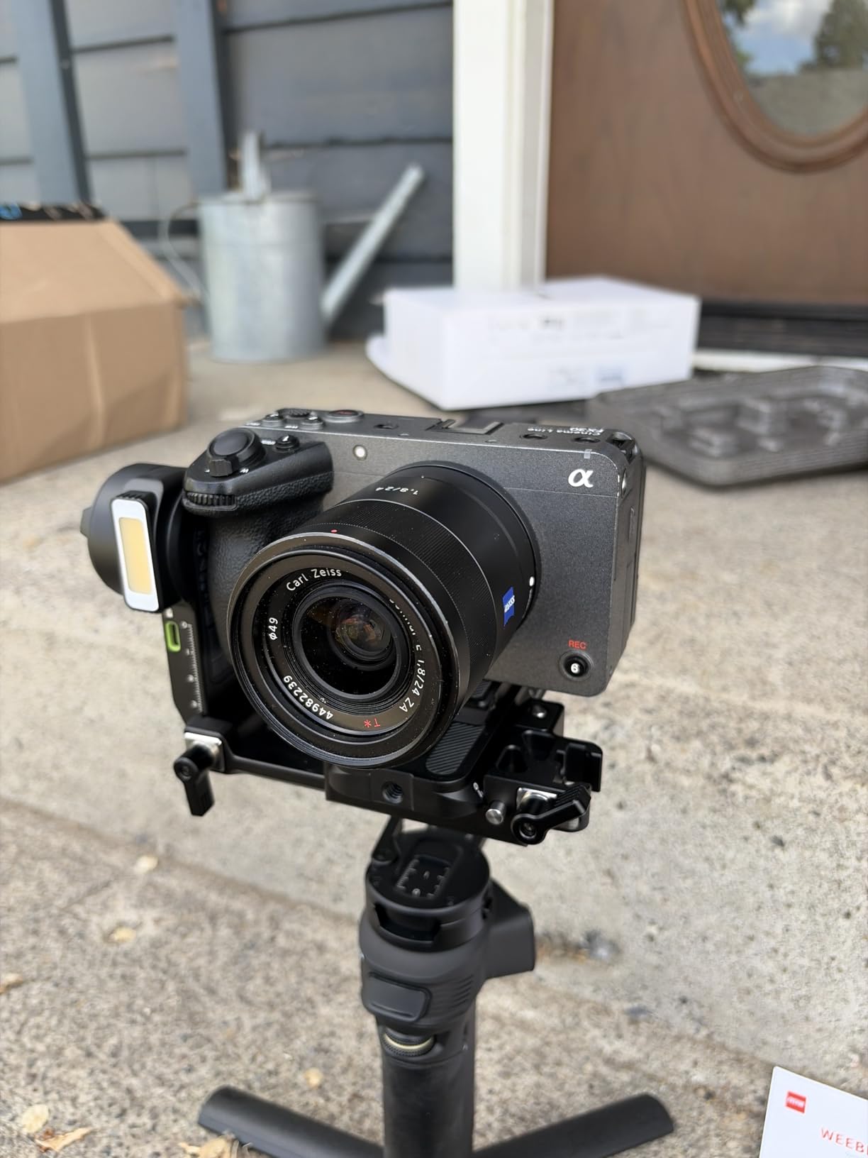 Weebill 3S [Official] 3KG Payload Gimbal Stabilizer with Fill Light | for DSLR and Mirrorless Camera Canon/Nikon/Sony/Panasonic/Fujifilm, Native Vertical Shooting customer photo 2