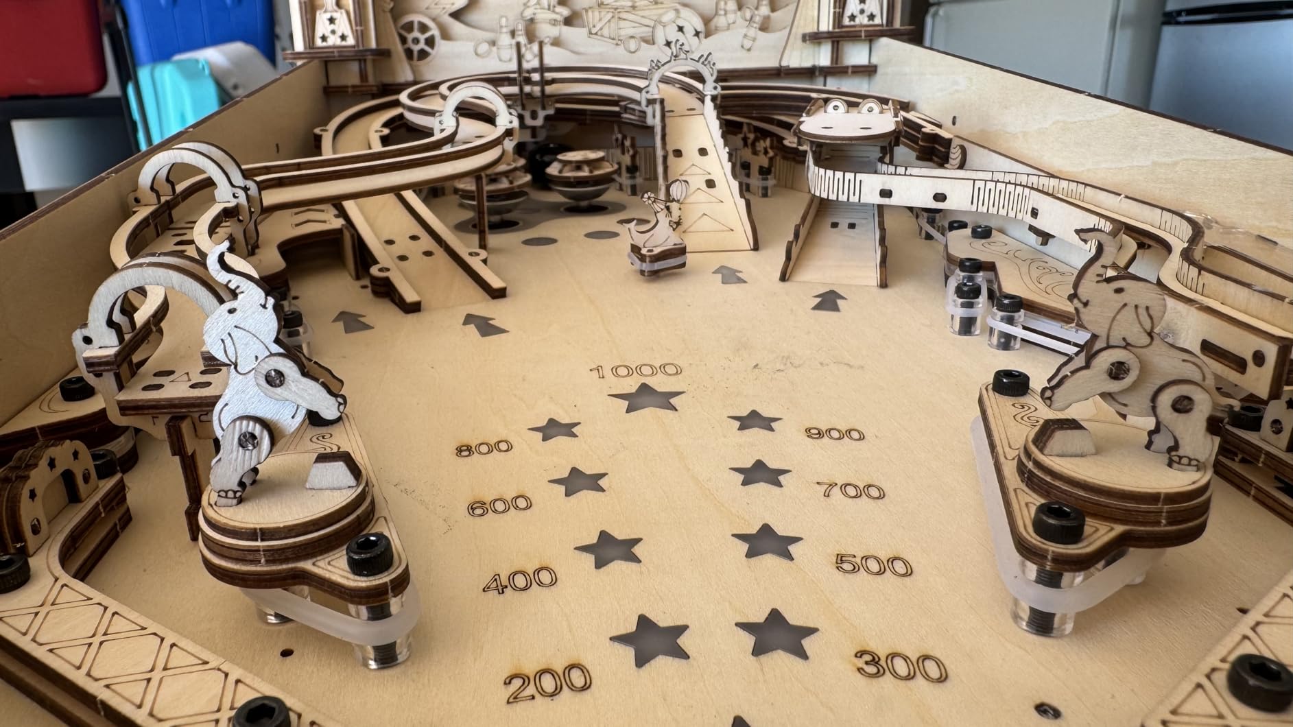 ROKR Miniature Pinball Machine-3D Wooden Puzzles for Adults-DIY Wood Model Kits for Adults-Toy Gifts for Ages 14 and Up customer photo 1