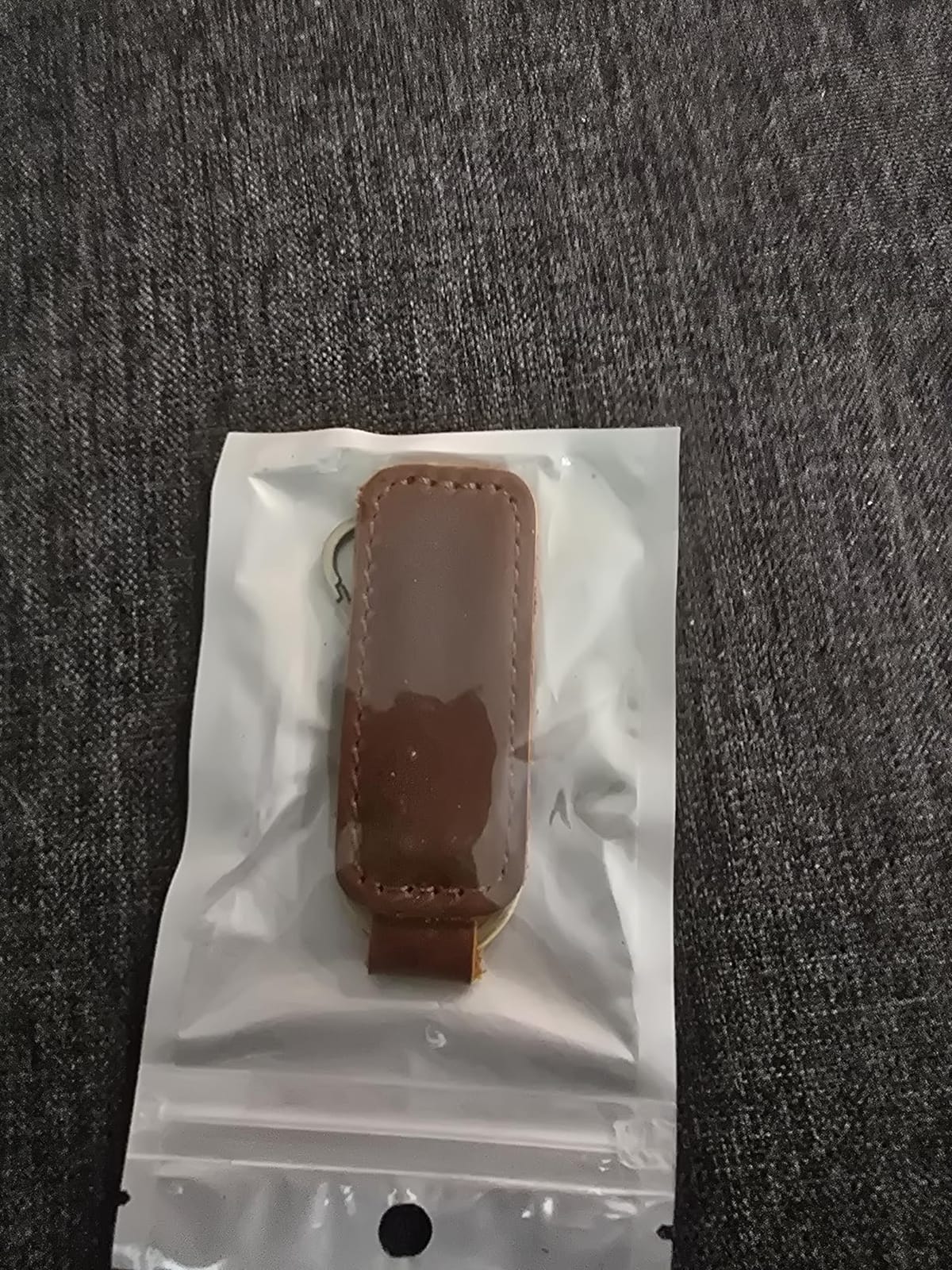 Jack&Chris Genuine Leather Car Keychain, Universal Key Fob Keychain, Leather Key Chain Holder for Men and Women, JC306 customer photo 2