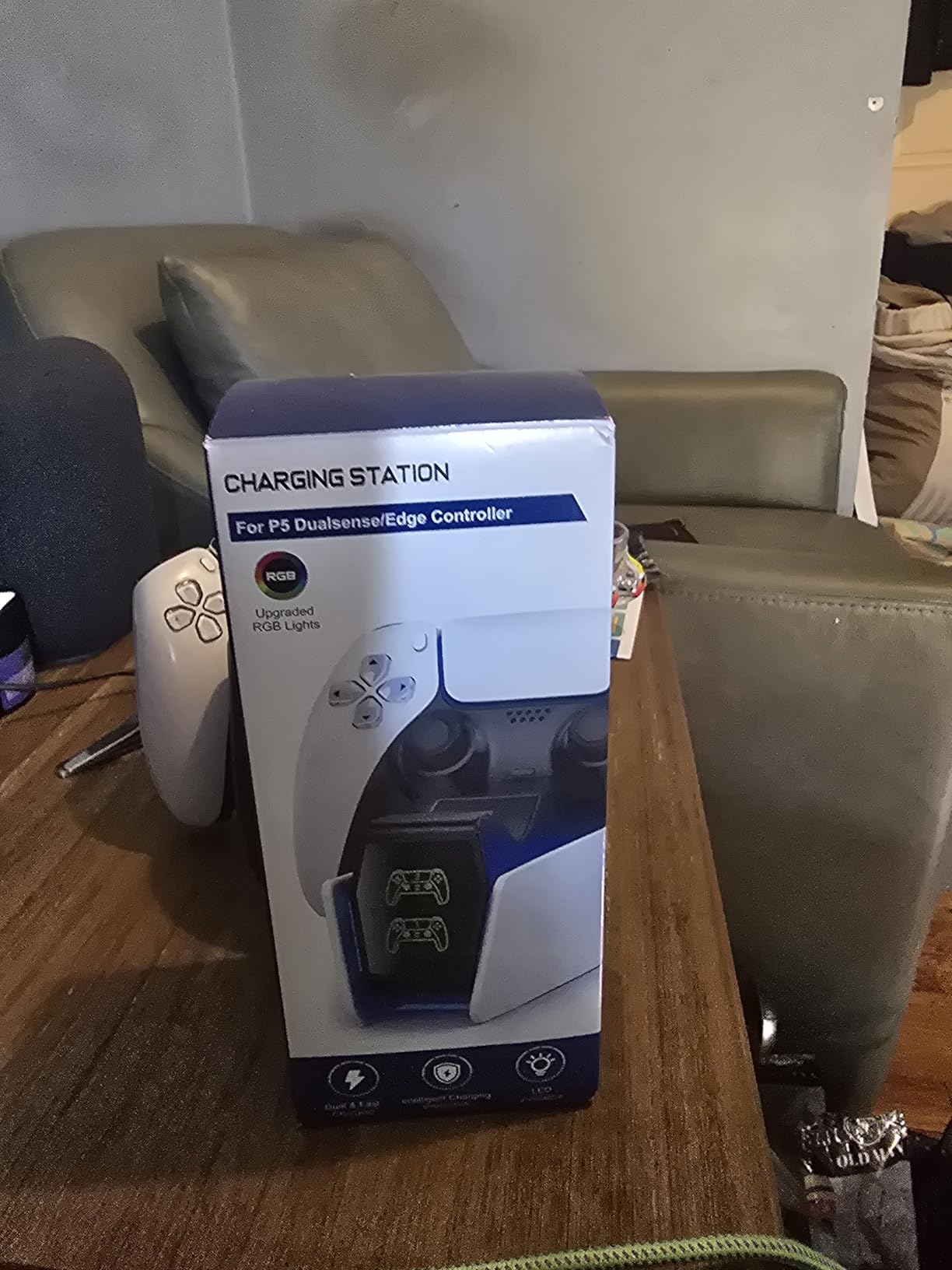 PS5 Controller Charger Station for PlayStation 5 Controllers Dual Stand Charger Dock, PS5 Controller Charging Station Accessories customer photo 1