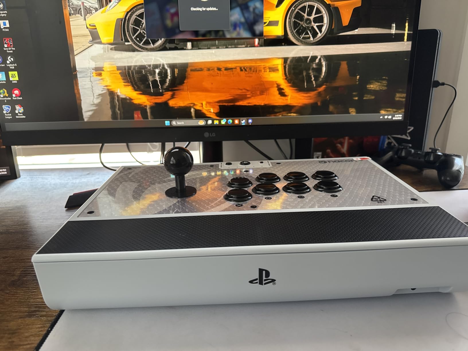 Nacon Daija Arcade Fight Stick Officially Licensed for PlayStation | For PS5, PS4 and Windows 10, 11 PC - Sanwa Joysticks and Action Buttons, Customizable Front Plate, 3-Meter Cable customer photo 2