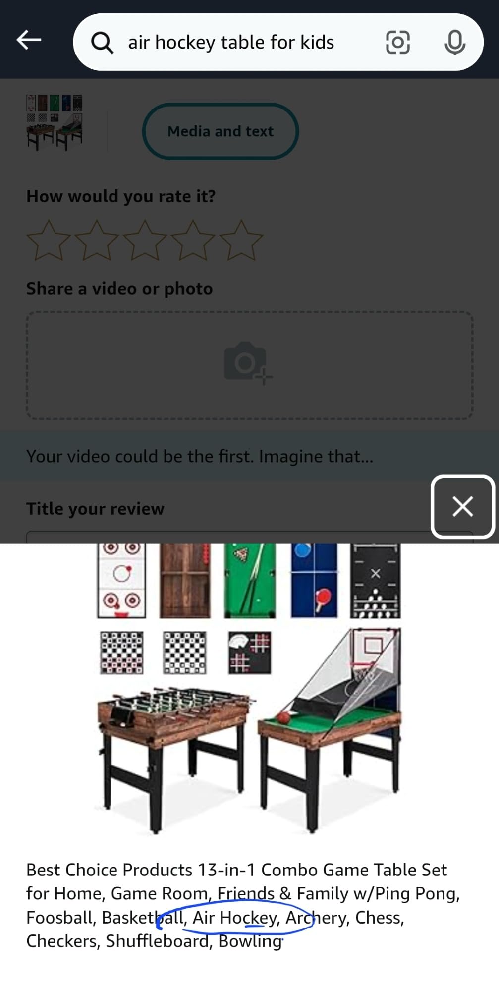 Best Choice Products 13-in-1 Combo Game Table for Kids & Adults, Natural | 13 games, game room, 50+ accessories, stacked storage, foosball, air hockey, ping pong, basketball, pool table, chess & more customer photo 2