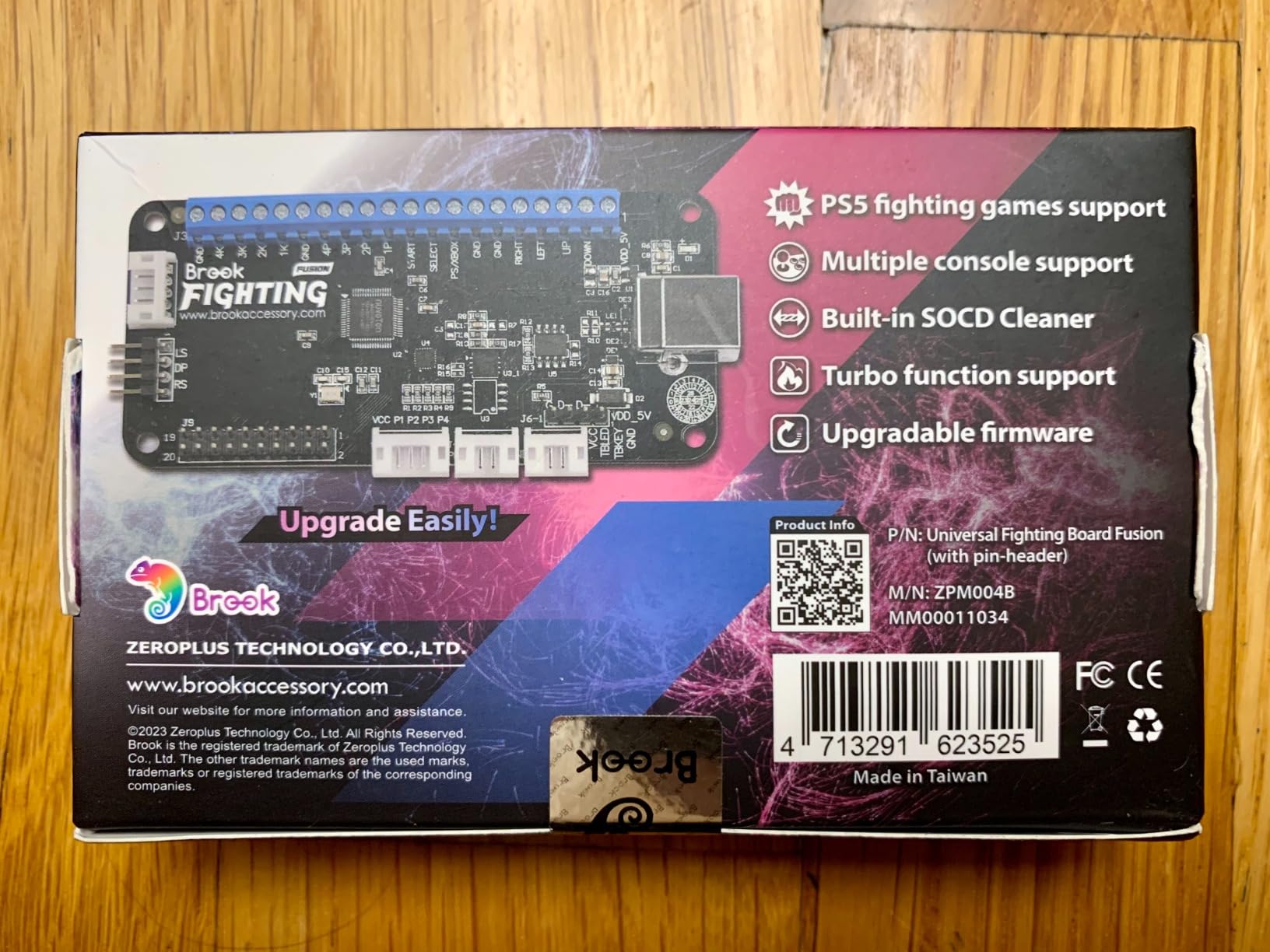 Brook Universal Fighting Board Fusion - Pre-installed header version, For PS5 Fighting Games solution, compatible with Street Fighter 6 and Tekken 8 customer photo 1