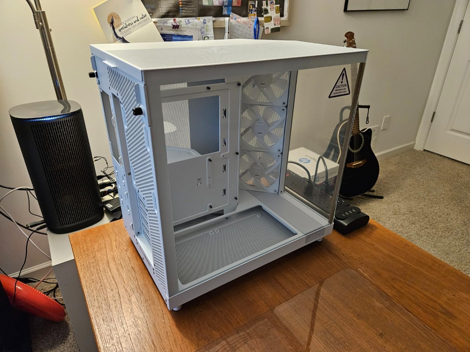 NZXT H6 Flow RGB Mid-Tower Airflow Case with 3 RGB Fans, Panoramic Glass Panels, Cable Management - Black customer photo 2
