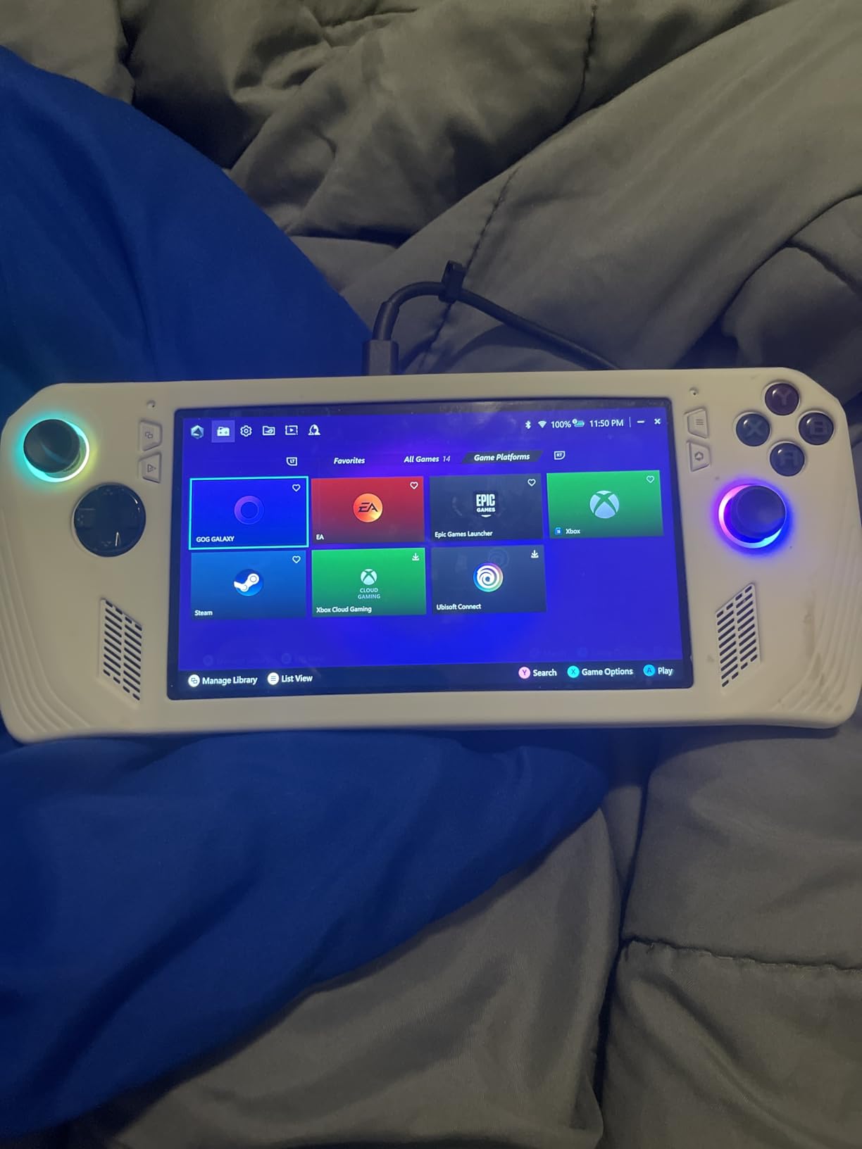 ROG Ally Gaming Handheld Console - Z1 Processor, 512GB, 1080p 120Hz Display, White customer photo 2