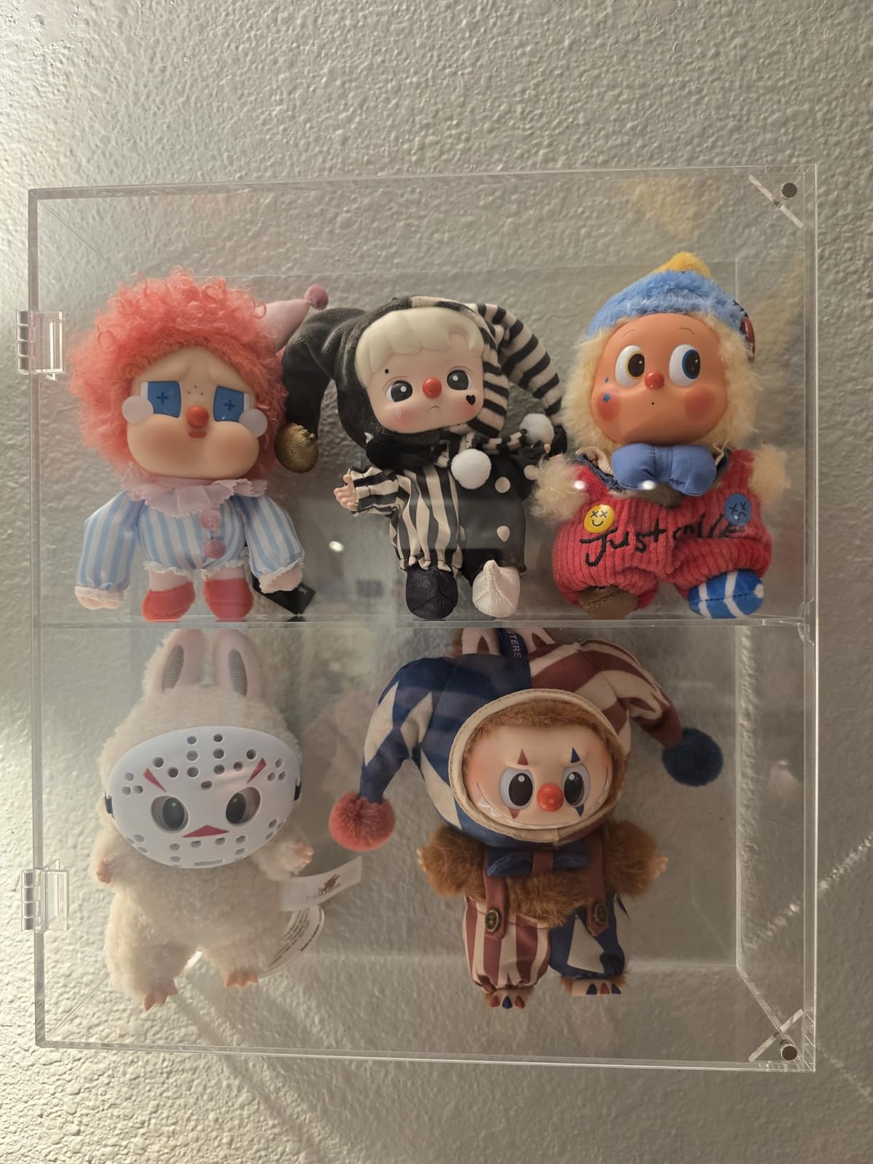 NIUBEE Acrylic Display Case for Figures, Dustproof Clear Wall Mount/Desktop | Magnetic Closure, Effortless Access, With Anti-slip Mat Ensures Stability For Collectibles Popmart Sonny Angel Amiibo Lego customer photo 2