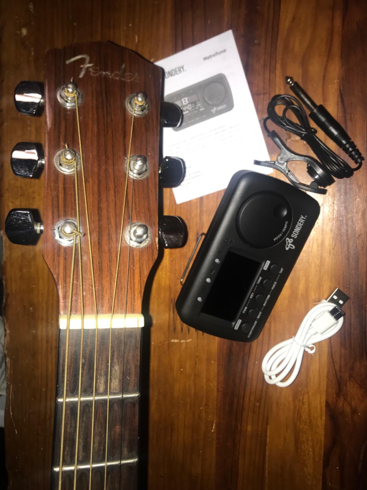 Sondery 3 in 1 Digital Metronome Tuner for All Instruments, Rechargeable Metronome with Tap Tempo, Chromatic Tuner Tone Generator for Guitar, Bass, Violin, Clarinet, Piano, Trumpet, Flute customer photo 1