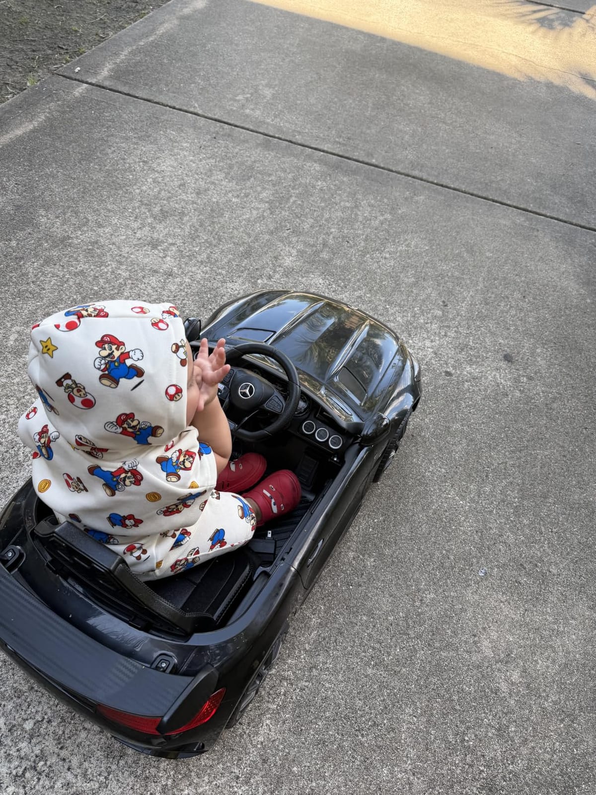 12V Licensed Mercedes Benz AMG GTR Kids Ride on Electric Car, Black | Electric Vehicle w/Parent Remote, Bluetooth, Wider Seat, LED Lights, Openable Doors, Smooth Start, 3 Speeds customer photo 1