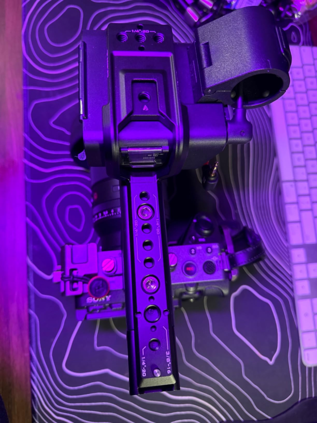XLR Extension Bracket for / Compatible with Sony FX3 | Custom Designed | Mount Accessories | Secure Connection | Extended Grip | Lightweight & Durable | TA-T13-XLR (Black) customer photo 1