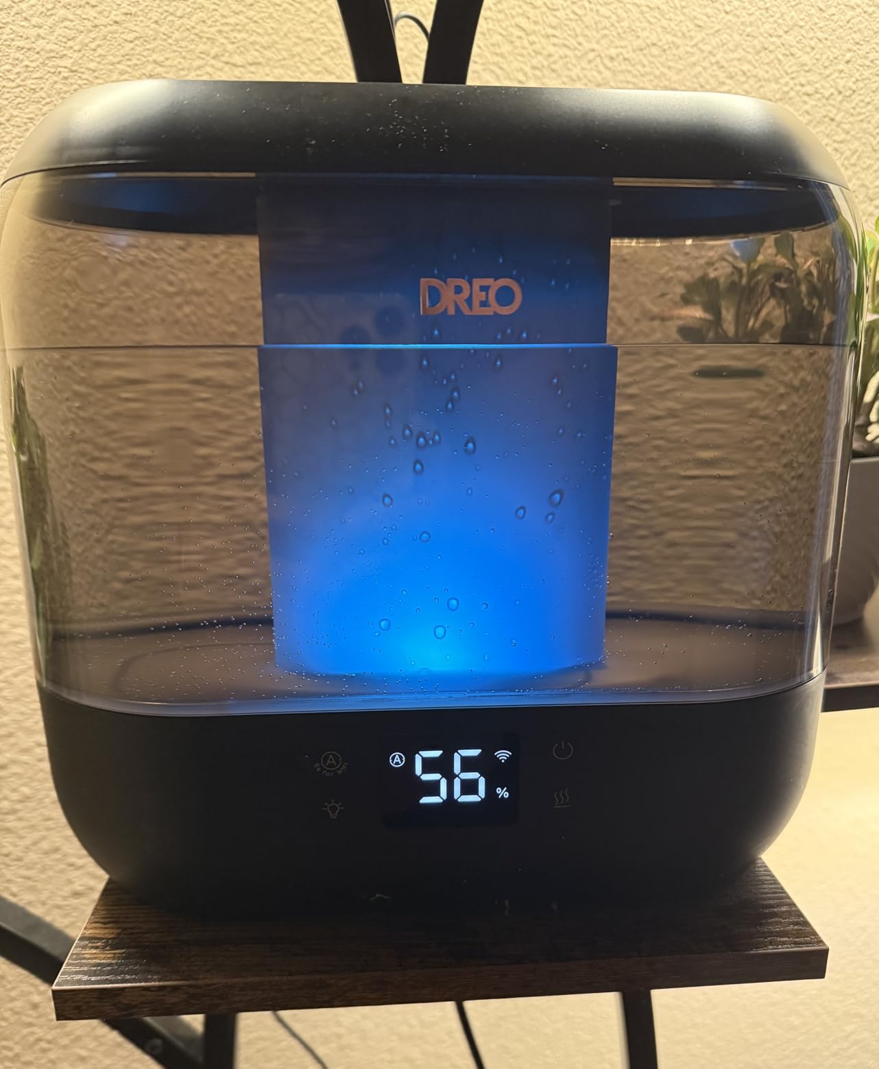 DREO Smart Humidifiers for Bedroom, 4L Cool Mist Humidifier | Top Fill, Quiet Sleep 28 dB, 36H Runtime for large room, Touch/APP/Voice Control, Nightlight, ideal for Baby, Plants, Nursery customer photo 1