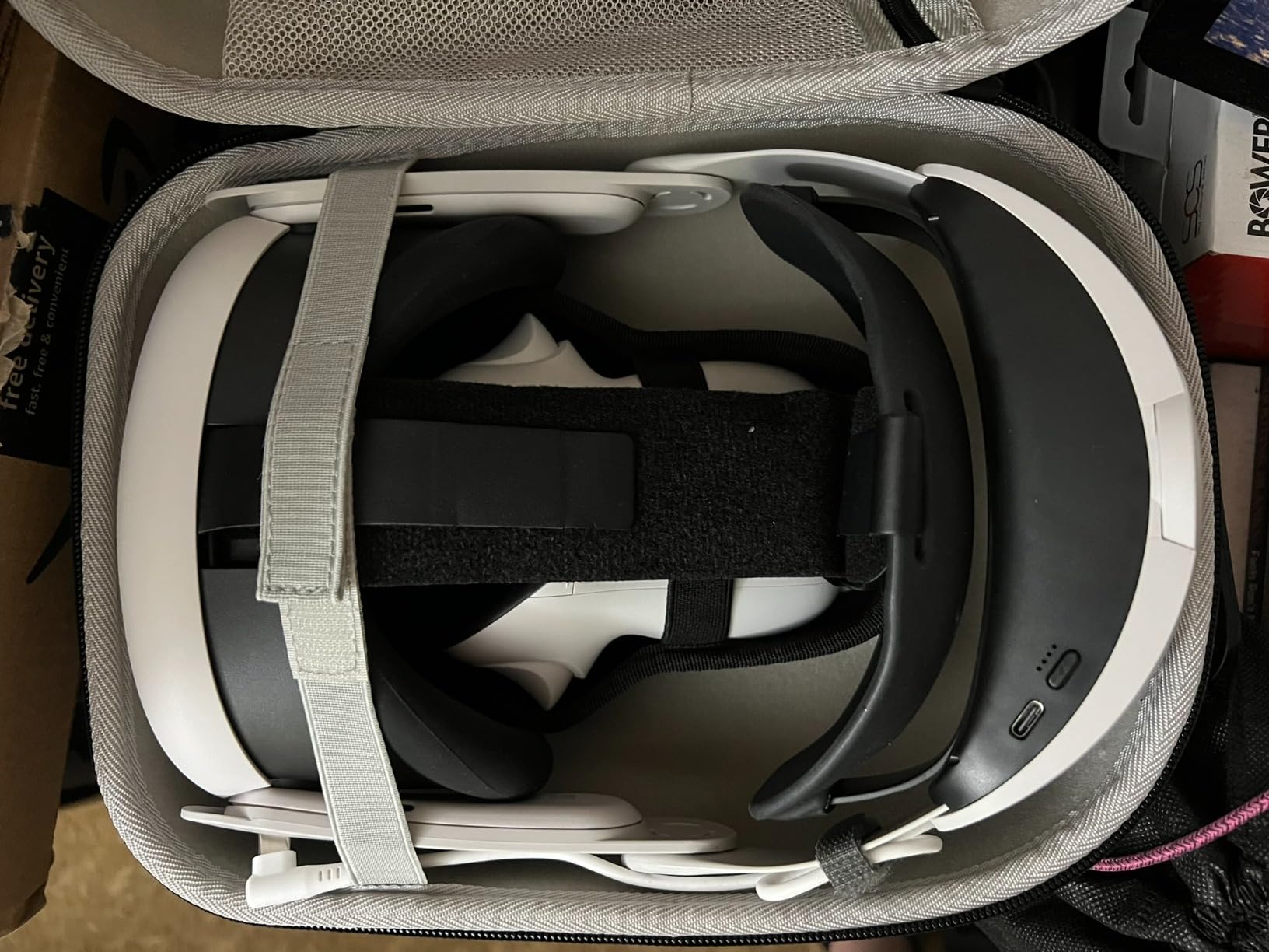Meta Quest 3 512GB | VR Without Wires - Gorilla Tag Cardboard Monkenaut Bundle - Amazon Exclusive- Access to 100+ Games with a 3-Month Trial of Meta Horizon+ Included | Includes 512GB headset, 2 controllers, charging cable and power adapter for gaming, fitness and entertainment customer photo 2