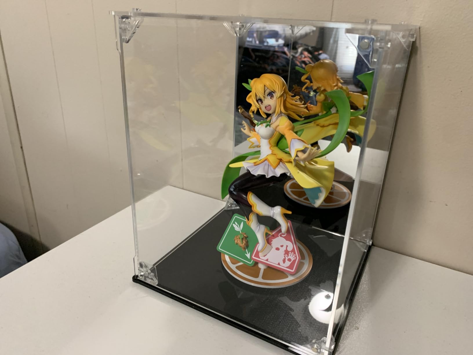 Acrylic Display Case Clear Action Figure Display Case with Mirrored Back, Dustproof Protection Display Box Alternative Glass Case for Collectibles Figures Models Doll Toys (6x6x10 inch; 15x15x25 cm) customer photo 1
