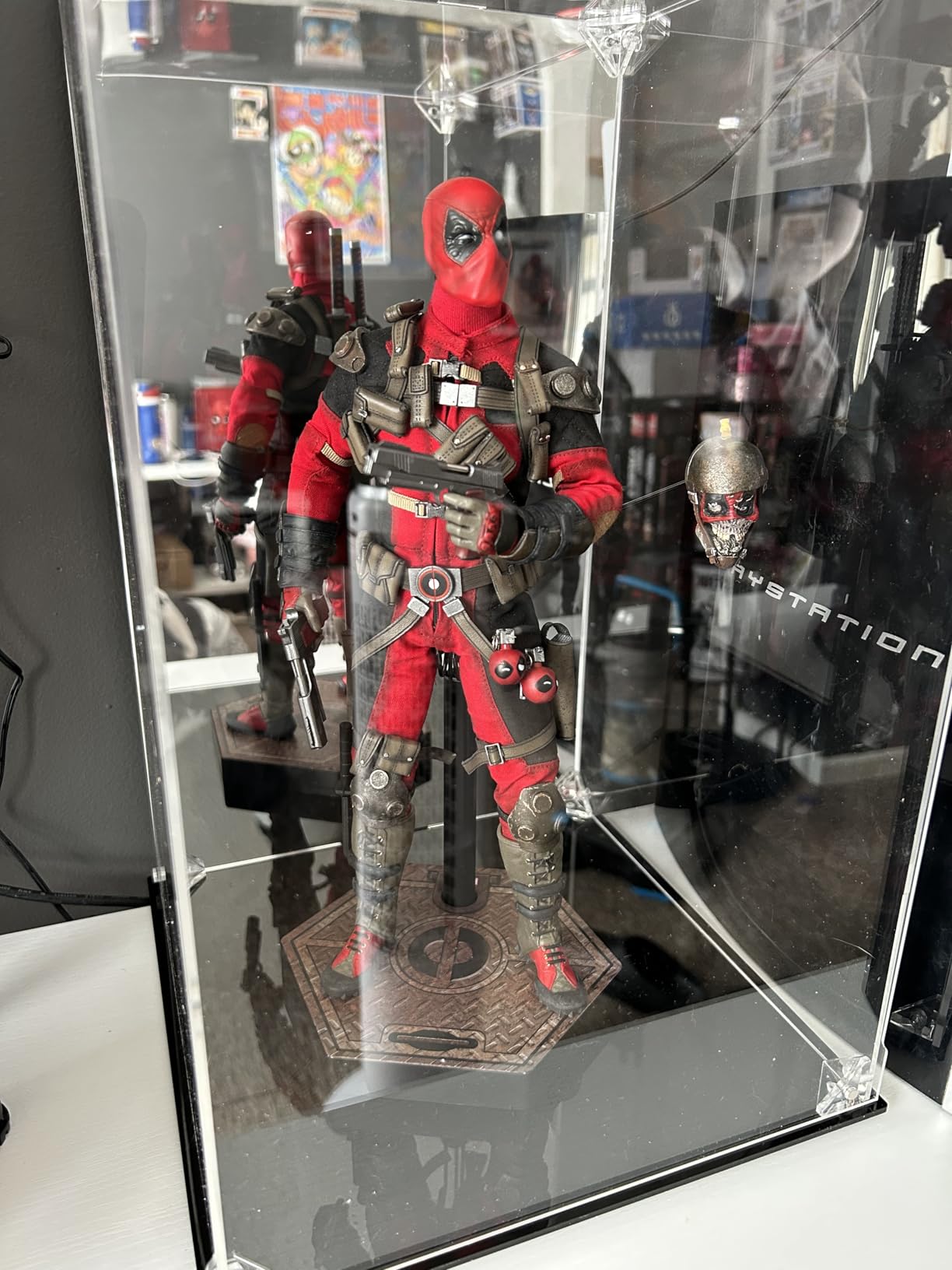 Acrylic Display Case Clear Action Figure Display Case with Mirrored Back, Dustproof Protection Display Box Alternative Glass Case for Collectibles Figures Models Doll Toys (6x6x10 inch; 15x15x25 cm) customer photo 2