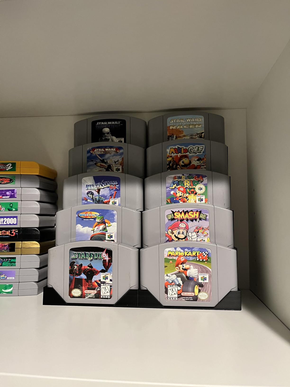 R2D3 Display Stand Compatible with Nintendo 64 Games Retro Gaming 3D Printed Organizer & Showcase (Holds 10 Games Without Protectors) customer photo 2