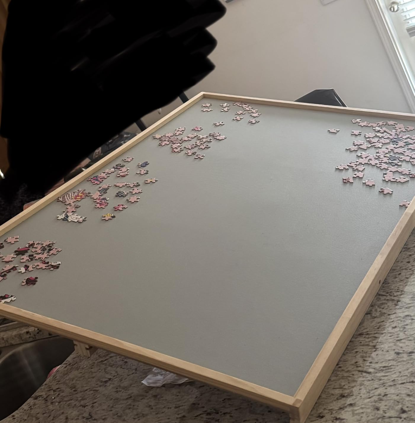ALL4JIG 1500 Pieces 2-in-1 Tilting&Rotating Puzzle Board for Adults, 24.53