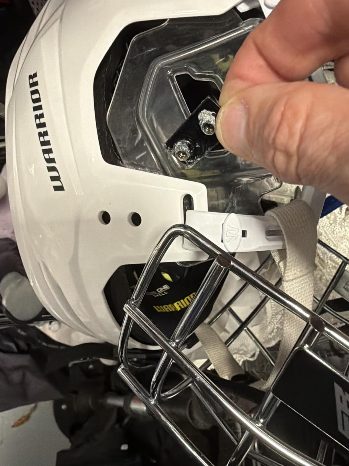 Fatboy Alpha Pro White Box Lacrosse Helmet customer photo 1