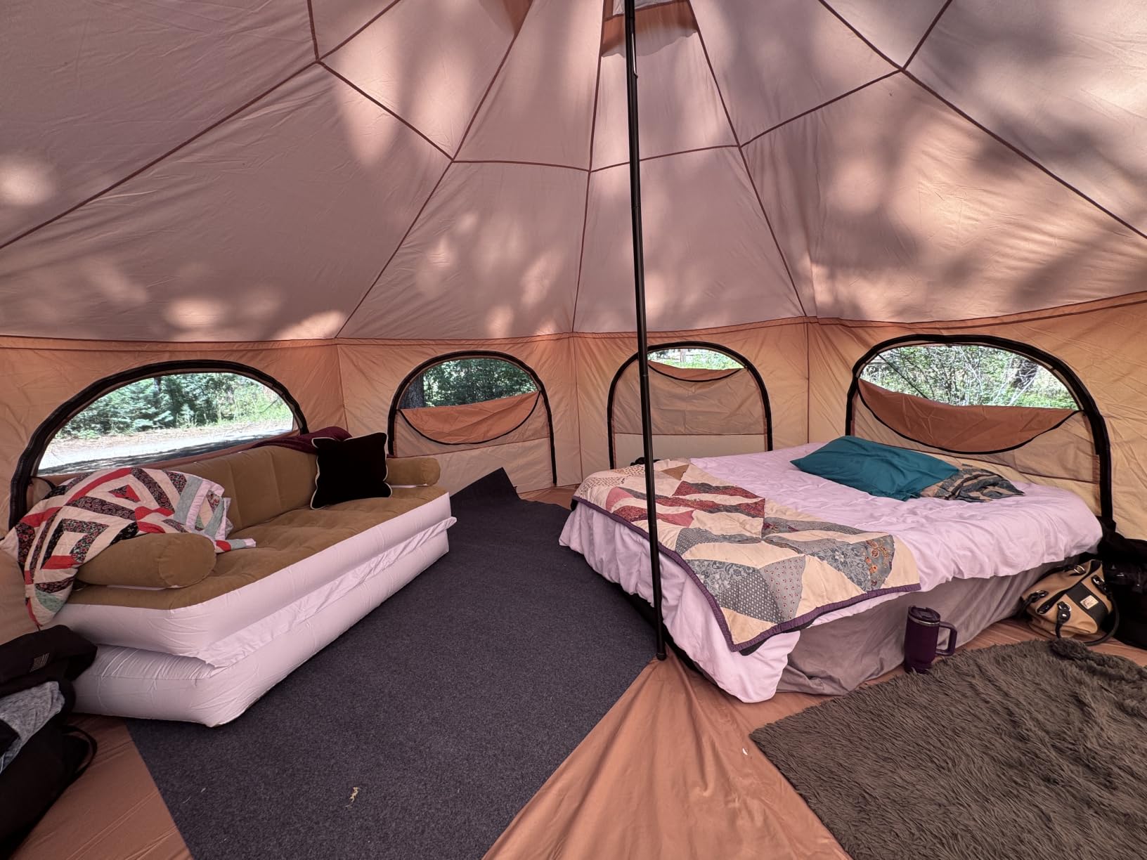 Drymate Tent Carpet Mat - Waterproof Camping Floor Rug (60