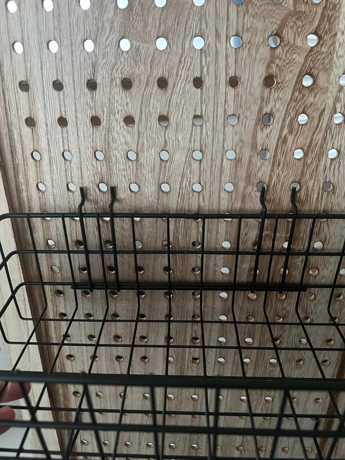 INCLY 238PCS Pegboard Accessories Organizer Kit, Peg Board Hooks Assortment with Peg Bins, Baskets, Paper Towel Holder for 1/8 and 1/4 inch Pegboard Hanging Tools, Garage Wall Storage Attachments customer photo 2