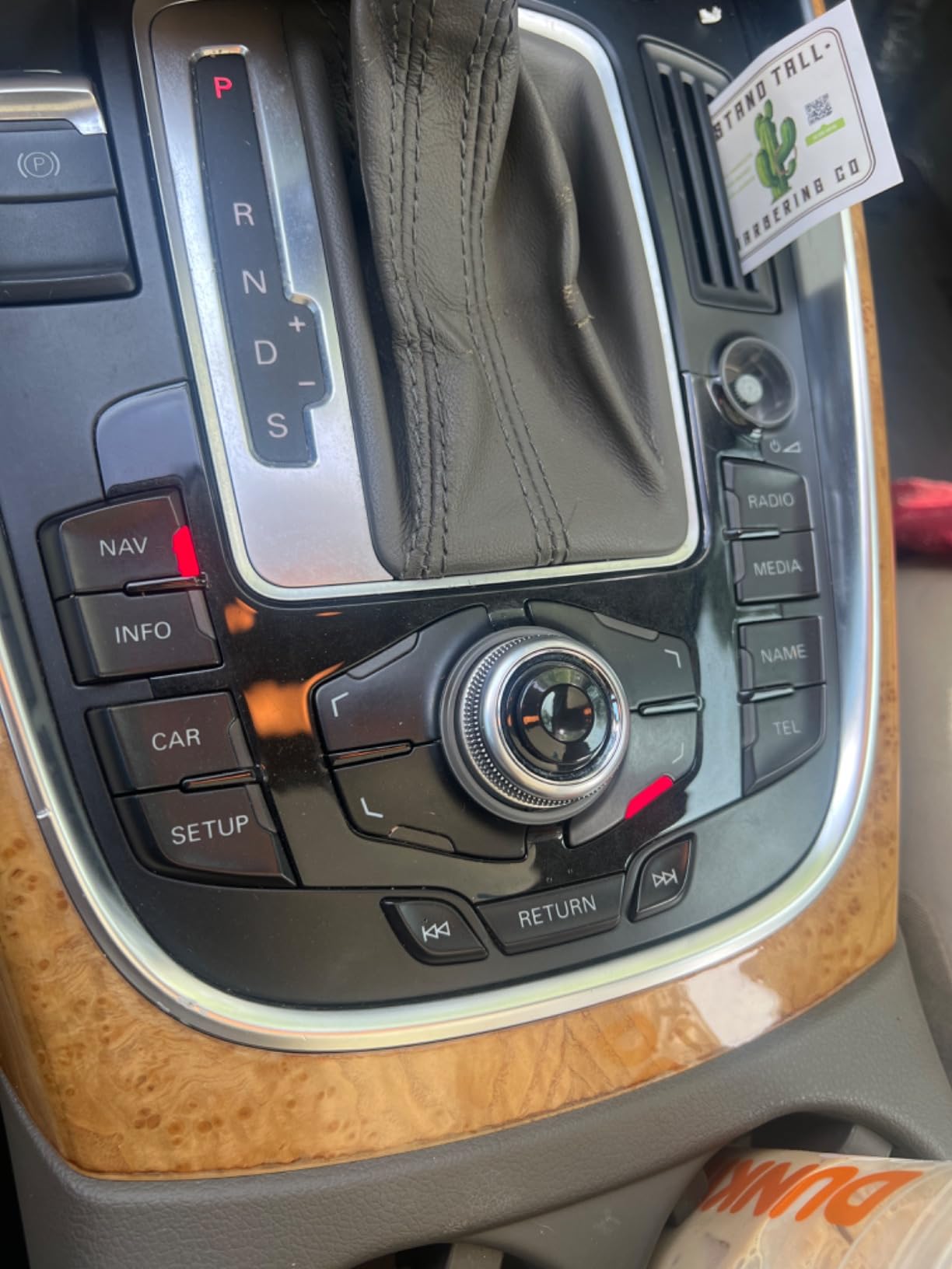 MMI Repair Knob Navigation Joystick Center Console Button Cover Fit for Audi A4 A5 A6 Q5 Q7 S4 S6 2007-2015, Replace 8K0998068 8K0998068A customer photo 1