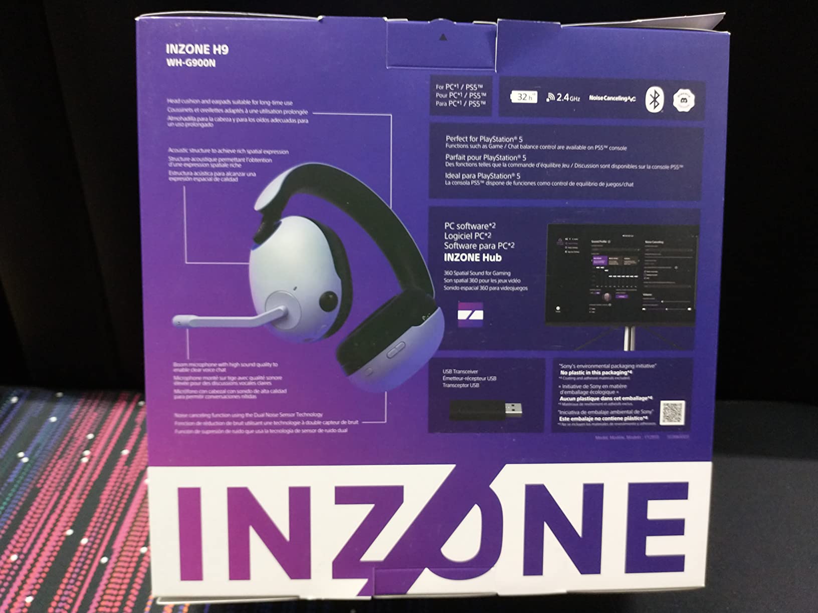 Sony INZONE H9 Wireless Noise Cancelling Gaming Headset with 360 Spatial Sound customer photo 2