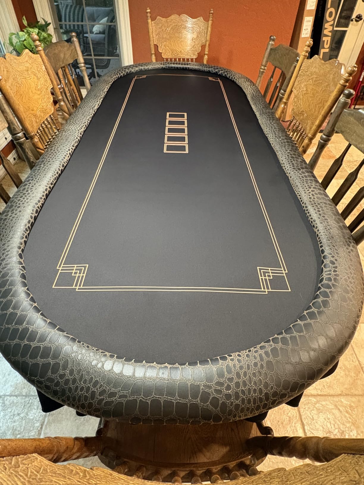 SLOWPLAY Godel Poker Mat, Water Repellent, Durable & Easy to Clean | Smooth premium surface; effortless card sliding; non-slip rubber base; noise reduction; portable carry bag; minimalist design customer photo 1