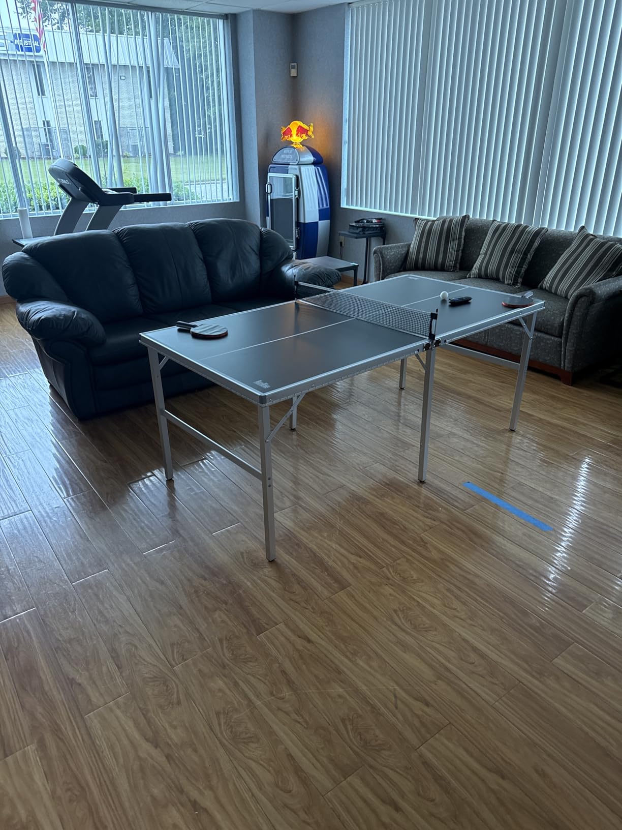 PartyLife 6 ft x 3 ft Ping Pong Table Tennis Table | Mid-Size Portable Folding Indoor Outdoor Foldable Ping Pong Table customer photo 1