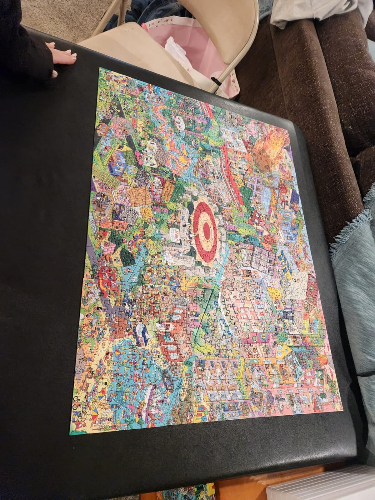 Big Rock City - 1000-Piece Puzzle by The Magic Puzzle Company - Series 4 | Original handmade art filled with tiny details. Mind-blowing magical ending. Dozens of hidden secrets. No AI. No puzzle dust. customer photo 1