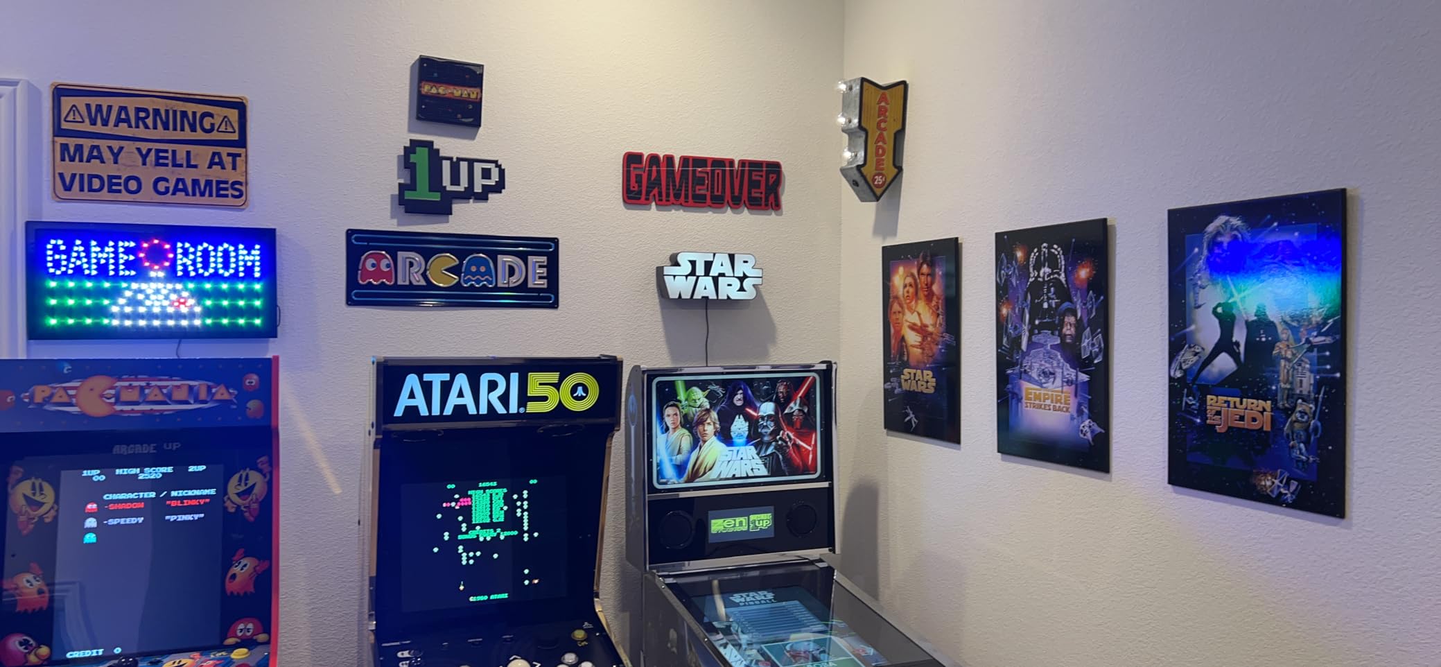 Bar Double-Sided Marquee Sign With LED Bulbs Vintage Inspired Retro Wall Decor For The Man Cave, Game Room, Arcade, Or Home Bar (12