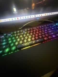 ASUS ROG Strix Scope II Gaming Keyboard, pre-lubed ROG RX Red Linear Optical switches, Sound-dampening Foam, PBT doubleshot keycaps, Streaming hotkeys, Multi-Function Controls, Wrist Rest customer photo 1