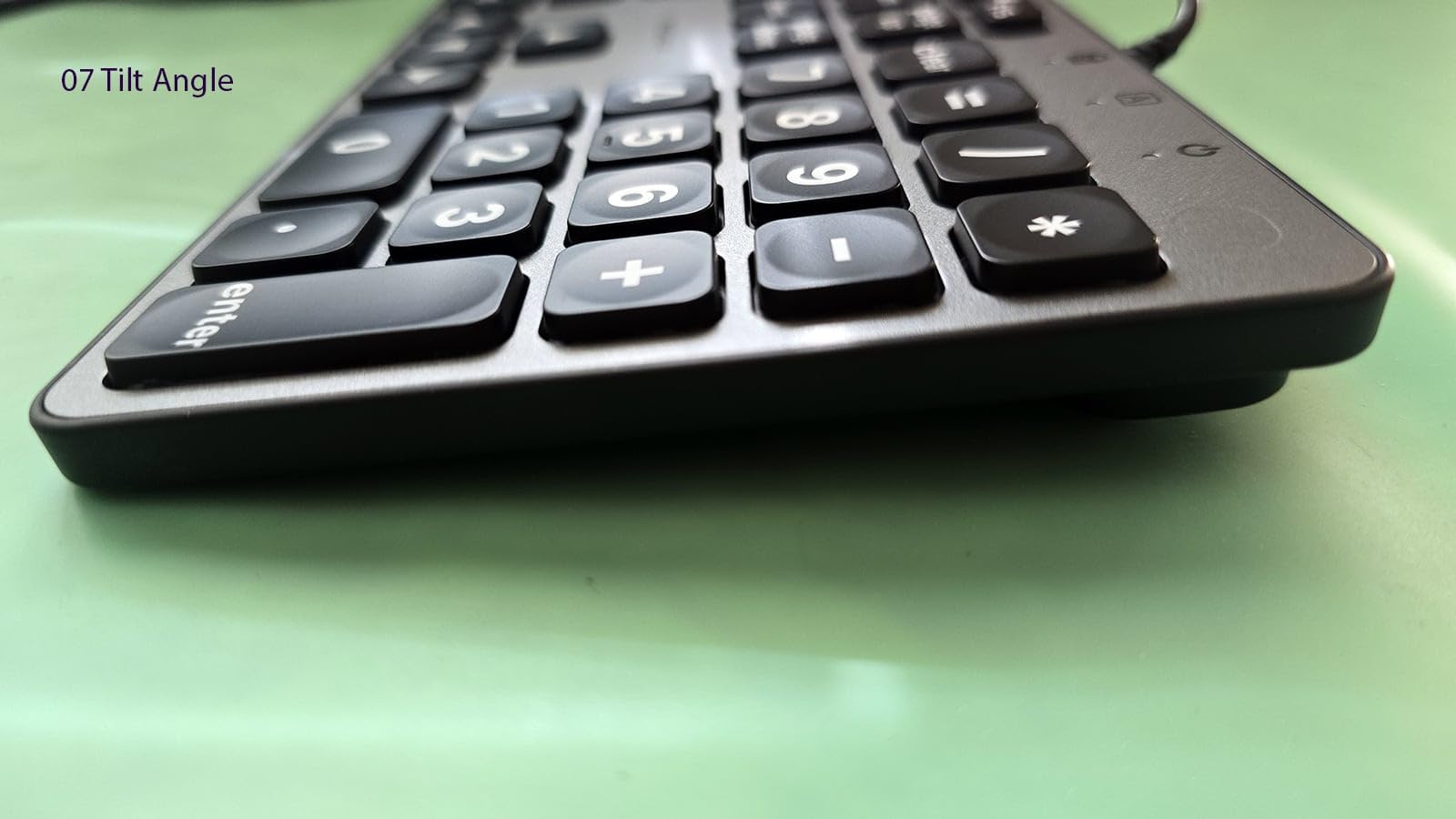 Macally Wired Keyboard for Mac (USB C + A) - Large Print and Backlit for Apple - 107 Key Full Size Large Letters USB C Keyboard for MacBook Pro/Air, Mac mini, iMac customer photo 1