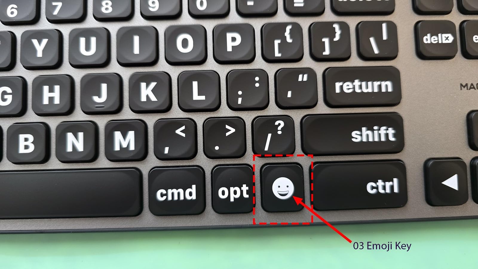 Macally Wired Keyboard for Mac (USB C + A) - Large Print and Backlit for Apple - 107 Key Full Size Large Letters USB C Keyboard for MacBook Pro/Air, Mac mini, iMac customer photo 2