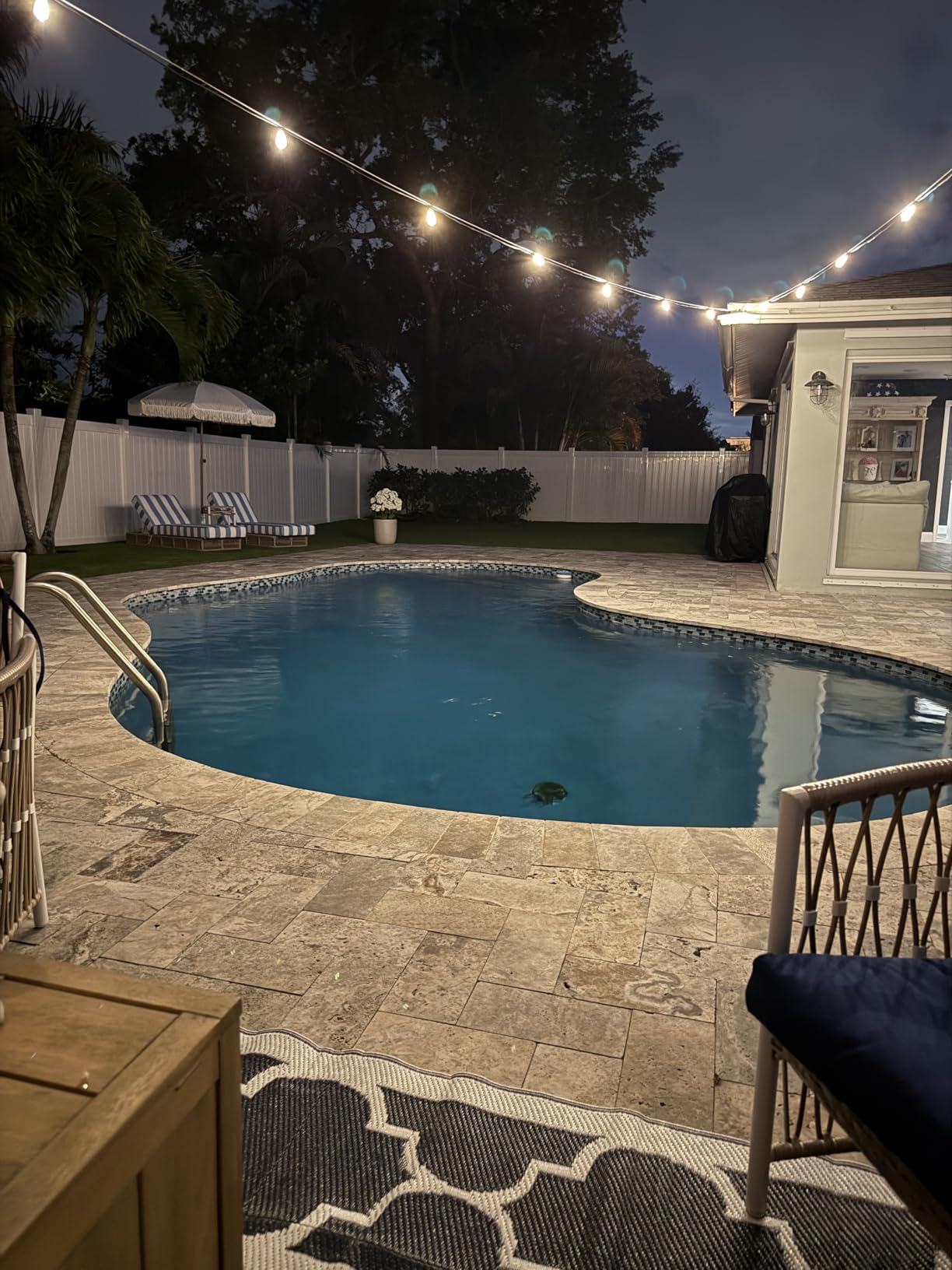 addlon 100FT Outdoor String Lights ST38 LED with Remote Waterproof Dimmable | Shatterproof Replaceable Bulbs, Connectable Hanging Strand for Porch Backyard Patio Garden Deck Outside, Timer, 3 Modes customer photo 1