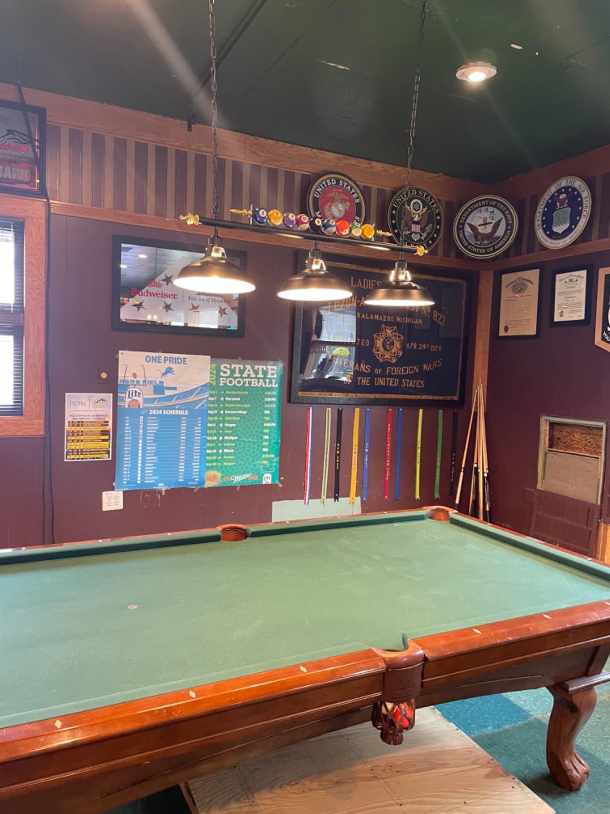 Billiard Pool Table Lights 4-Light, Black Matte Metal Shades | 50'' Pool Table Lighting for 7'-8' Table, Billiard Light Suitable for Billiards Room, Snooker Table, Kitchen Island customer photo 2