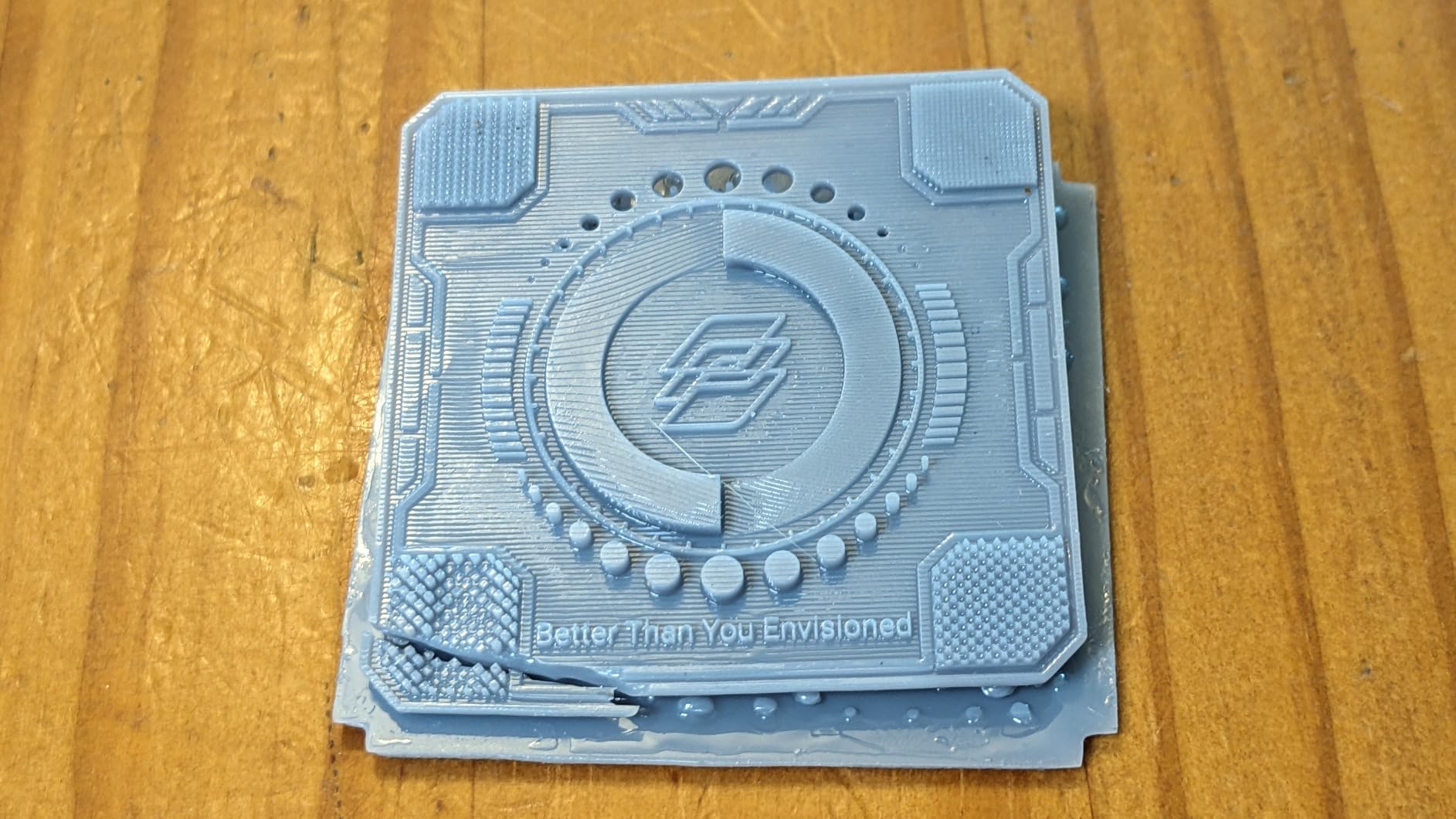 ANYCUBIC 3D Printer Resin, ABS-Like Resin Pro 2 with Enhanced Strength and Toughness, Performance far Superior to ABS-Like Resin, Low Odor, Wide Compatible for All Resin 3D Printers (Grey, 1kg) customer photo 1