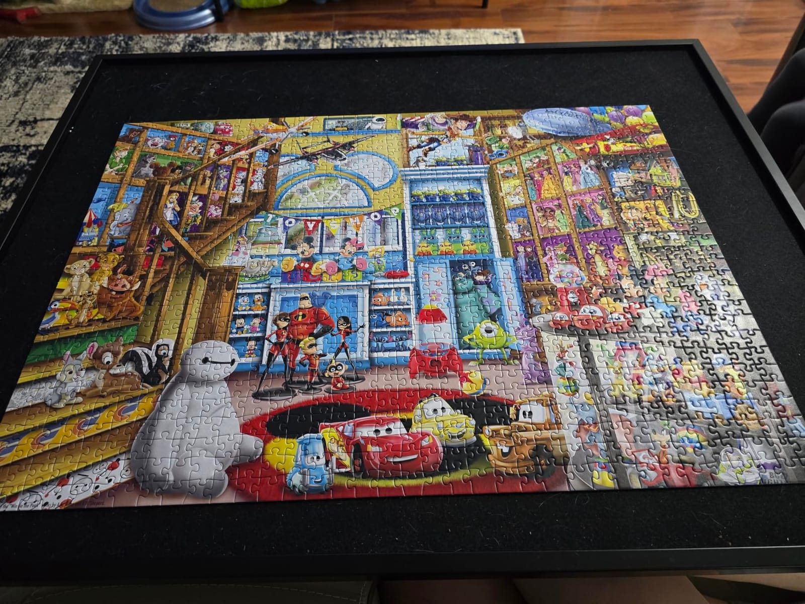 Ravensburger - Disney & Pixar - 1000 Piece Jigsaw Puzzle - Stunning, Vivid Imagery of Favorites Mickey Mouse, Olaf & More - Toy Shop Scene - Ideal Gift - Frameable Art - Puzzles for Adults customer photo 1