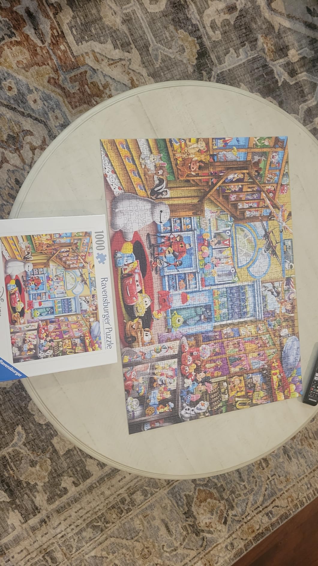 Ravensburger - Disney & Pixar - 1000 Piece Jigsaw Puzzle - Stunning, Vivid Imagery of Favorites Mickey Mouse, Olaf & More - Toy Shop Scene - Ideal Gift - Frameable Art - Puzzles for Adults customer photo 2