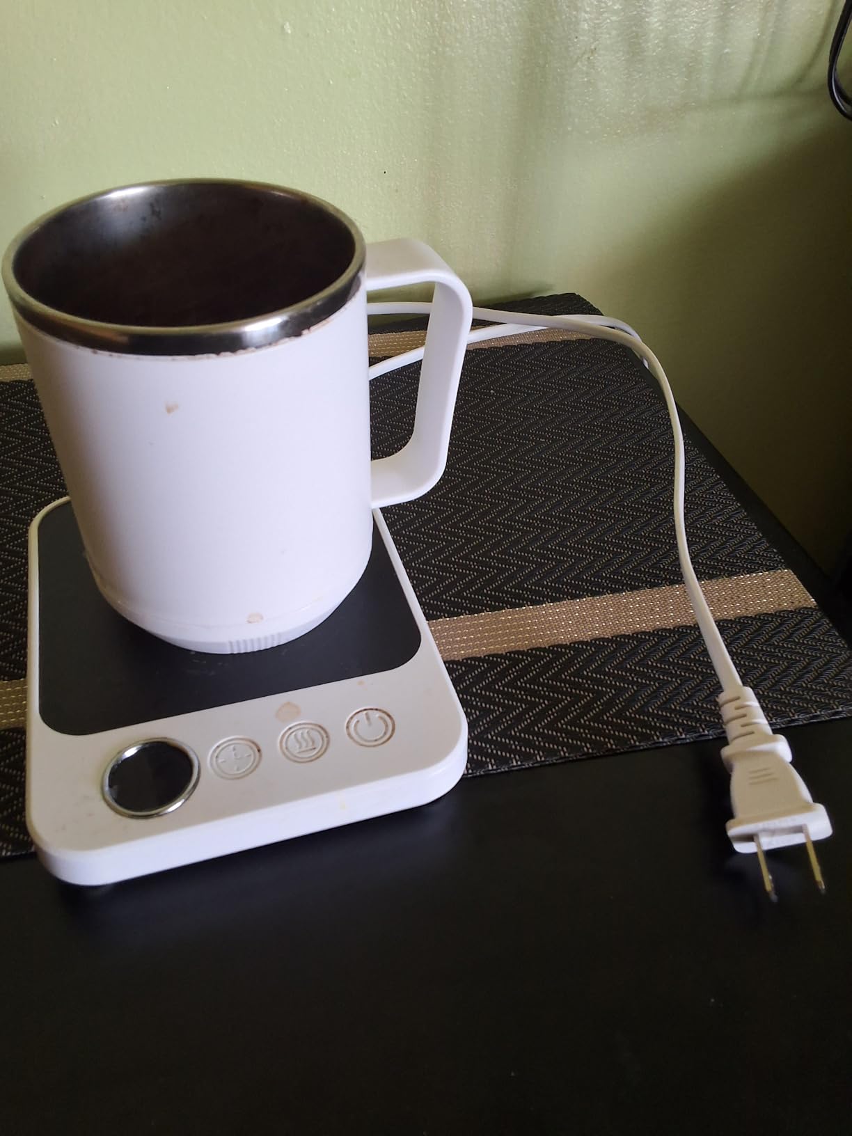Felibeaco Coffee Mug Warmer & Mug Set for Desk, Smart Coffee Cup Warmer with 16oz Heated Mug, Cup Heater with Auto Shut Off for Office/Home, Coffee Gifts for Women/Men/Dad on Father's Day, Black customer photo 1