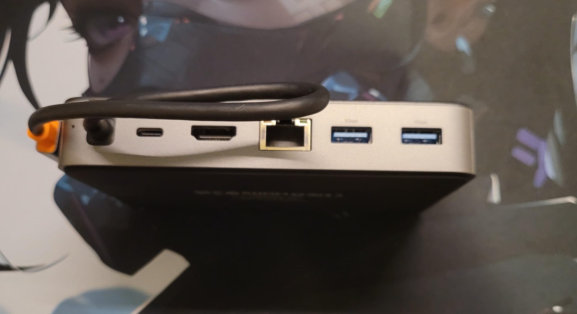 Steam Deck Dock, Baseus 6-in-1 Docking Station for Steam Deck/ROG Ally X/Legion Go with HDMI 2.0 4K@60Hz, Gigabit Ethernet, Adjustable Stand Design, 100W PD and 3 USB-A 3.0 Ports customer photo 1