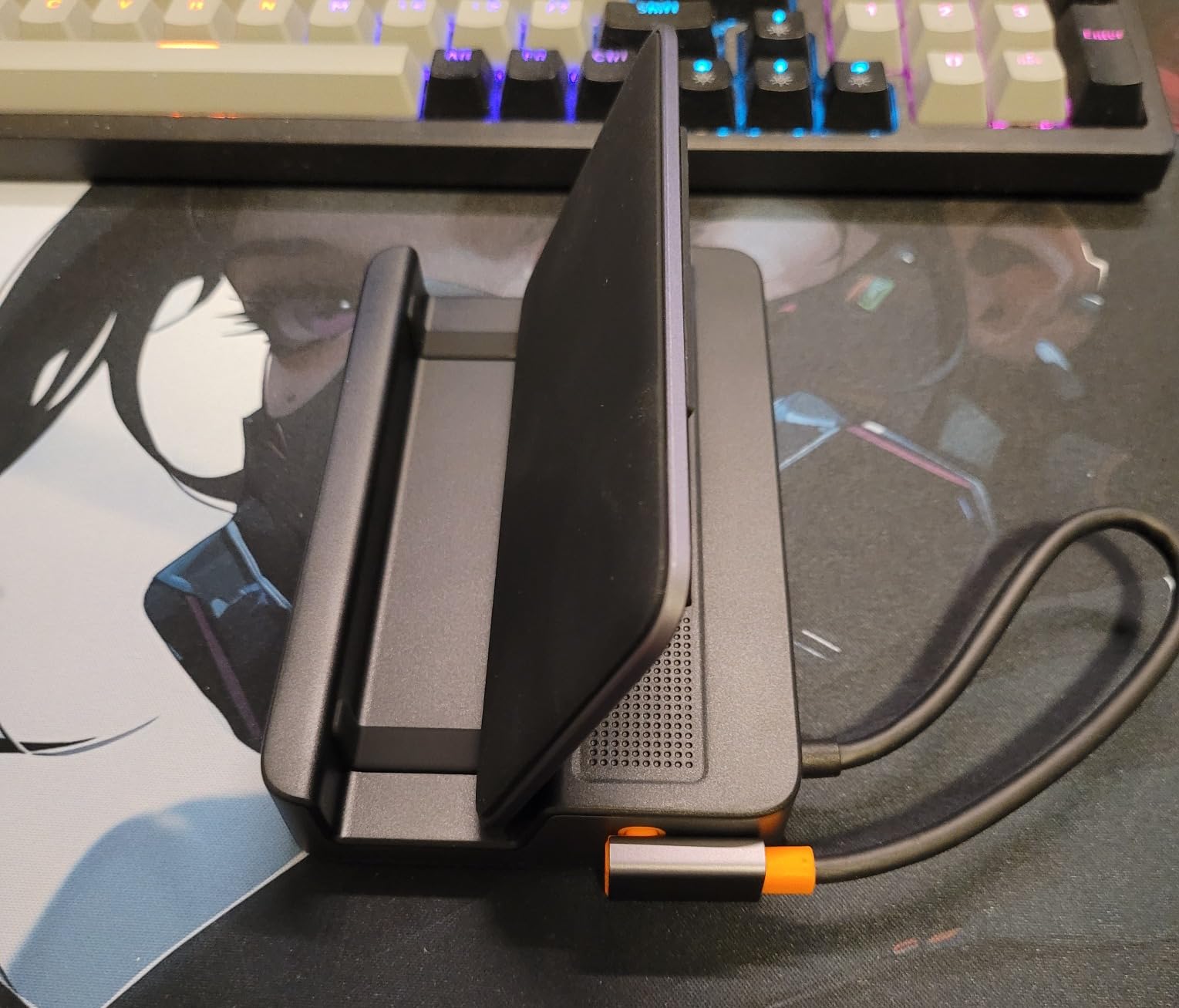Steam Deck Dock, Baseus 6-in-1 Docking Station for Steam Deck/ROG Ally X/Legion Go with HDMI 2.0 4K@60Hz, Gigabit Ethernet, Adjustable Stand Design, 100W PD and 3 USB-A 3.0 Ports customer photo 2