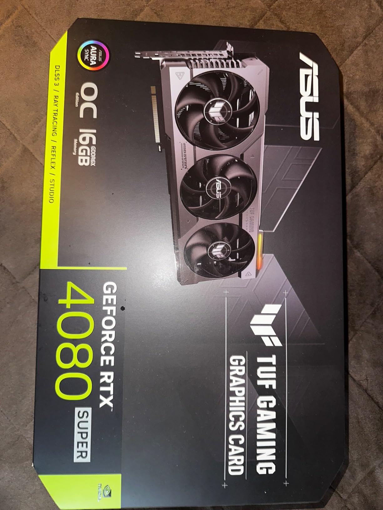 TUF Gaming NVIDIA GeForce RTX 4080 Super OC Edition Gaming Graphics Card (PCIe 4.0, 16GB GDDR6X, HDMI 2.1a, DisplayPort 1.4a), 3 Year Warranty customer photo 1