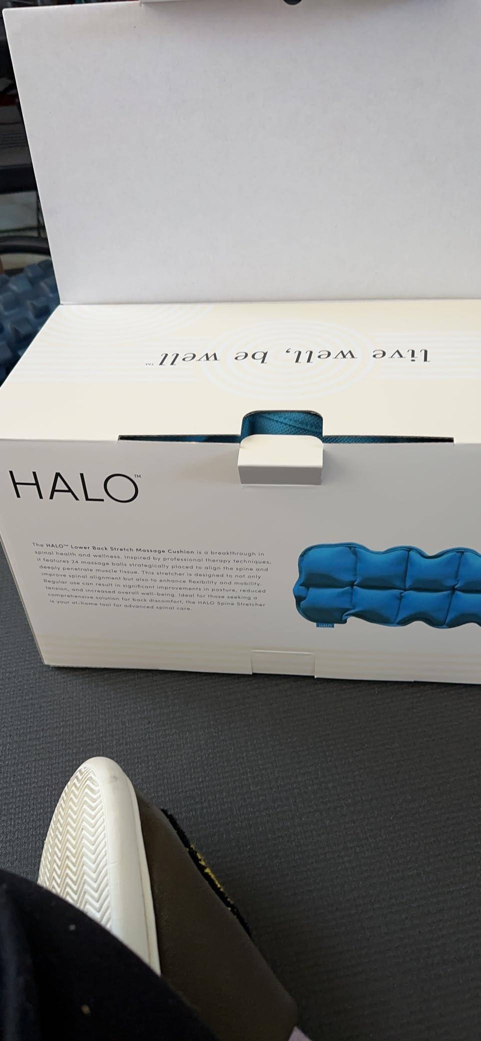 Halo Spine Stretcher for Back Pain Relief, Full Back Decompression, Upper and Lower Back Stretcher, Spine Alignment, and Deep Tissue Acupressure Therapy with 24 Massage Balls customer photo 2