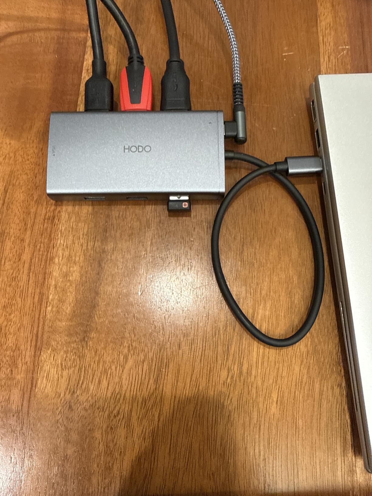 USB C Docking Station Dual Monitor for HP, Laptop Docking Station 3 Monitors | USB C Hub Quad Display USB C Adapter to 4K HDMI+DP+VGA, 3USB 2.0, PD, USB C Dock Dongle 8 in 1 Computer Docking Station for Dell customer photo 1