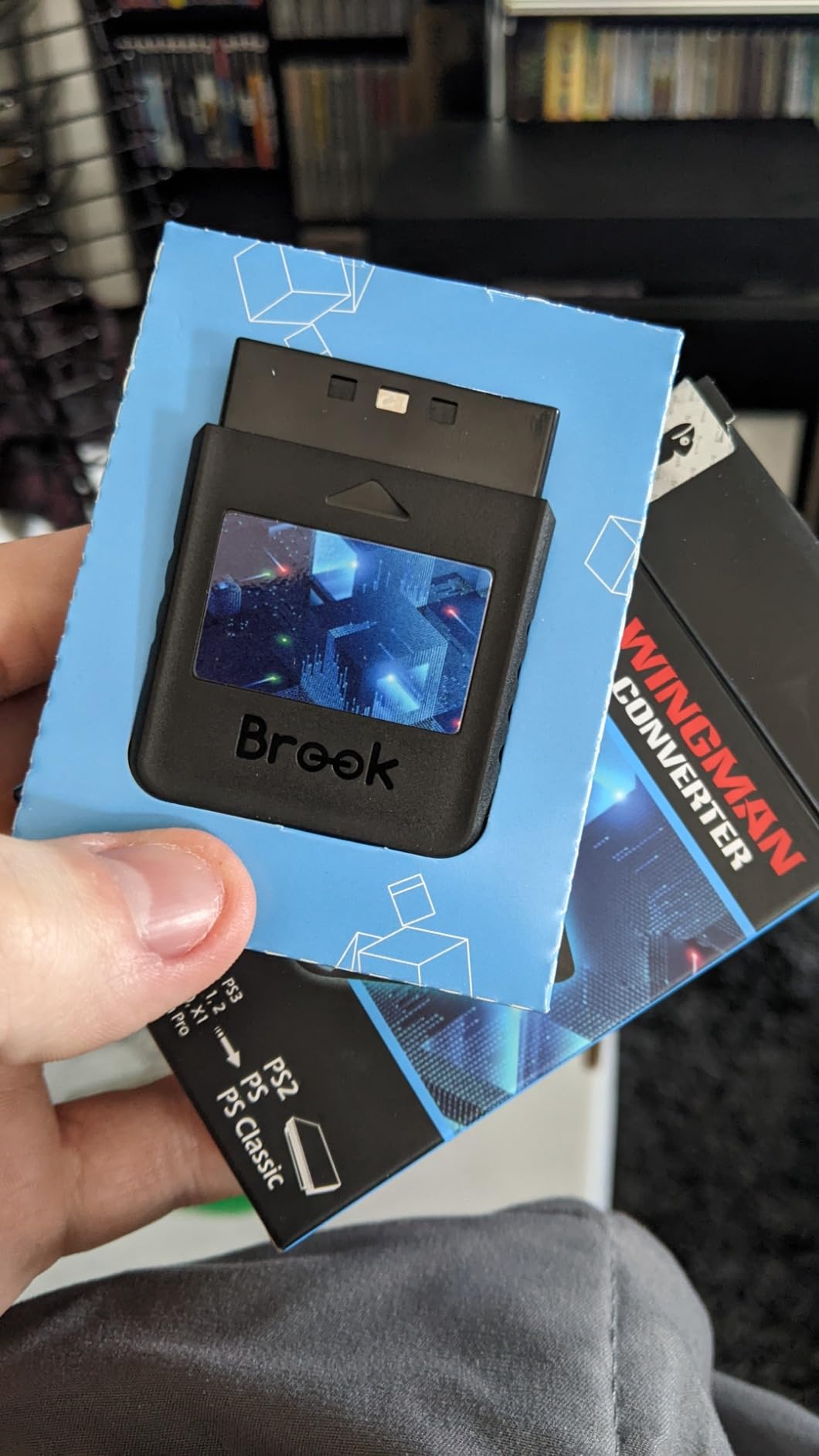 Brook Wingman PS2 Converter Wireless Adapter for PS4/PS3 to PS2/PS1/PS Classic, Supports Xbox & Switch Controllers, Retro Gaming Adapter with Keychain customer photo 2