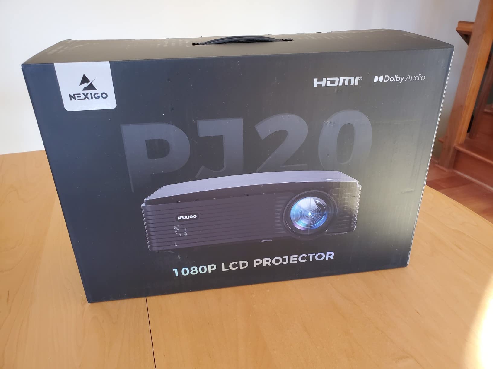NexiGo PJ40 (Gen 3) Projector with WiFi and Bluetooth, D65 Calibrated, Native 1080P, 4K Supported, Projector for Outdoor Movies, 20W Speakers, Home Theater, Compatible w/TV Stick, iOS, Android customer photo 2